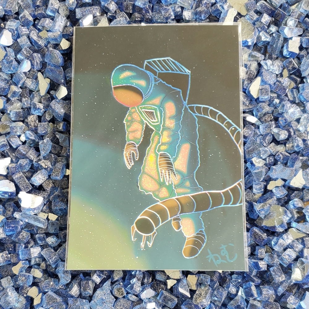 Astronaut Floating Art Print